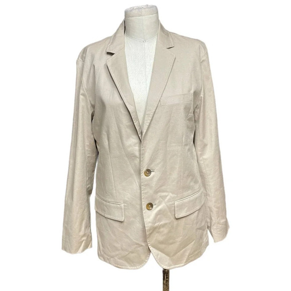 Everlane Men's The‎ Casual Blazer Sand Khaki Size 36 - Picture 1 of 11
